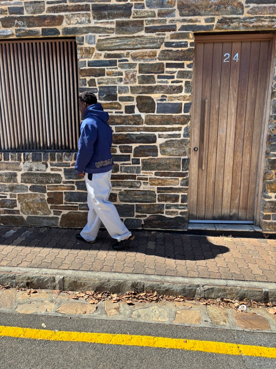 Shockta Urban Static Cozy Hoodie - Navy/Yellow